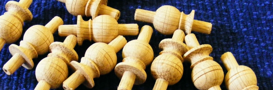 Oak chair bailes hand turned to order.